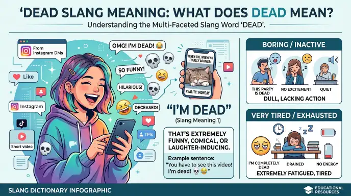 dead slang meaning