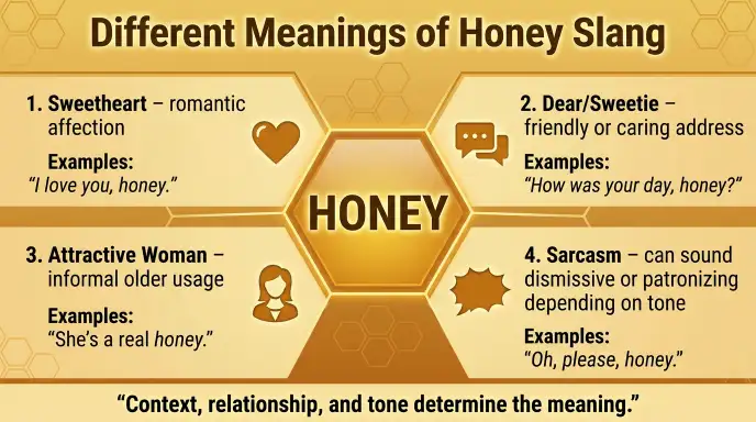 Different Meanings of Honey Slang