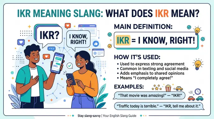 ikr meaning slang