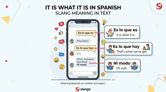 it is what it is in spanish slang