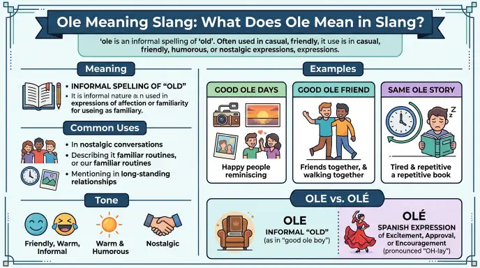 ole meaning slang