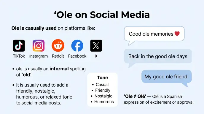 Ole on Social Media