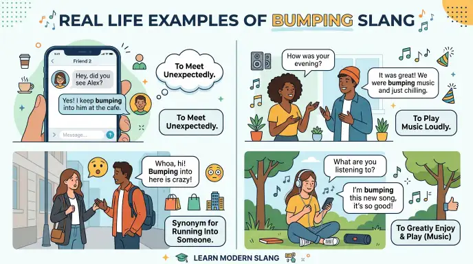 Real Life Examples of Bumping Slang