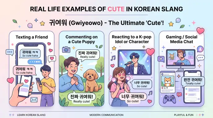 Real Life Examples of Cute in Korean Slang