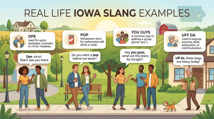 Real Life Iowa Slang Examples