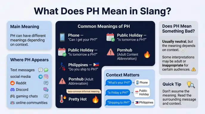 what does ph mean in slang