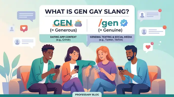 what is gen gay slang