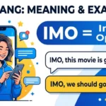 what is imo slang