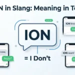 ion in slang