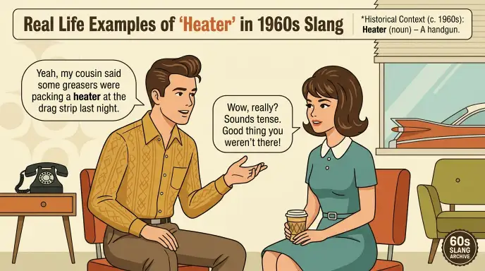 Real Life Examples of “Heater” in 1960s Slang