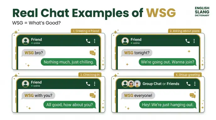 Real Chat Examples of WSG